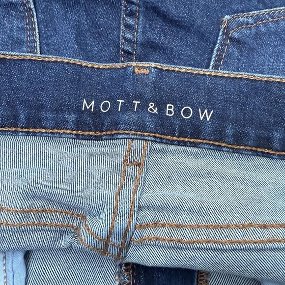Mott And Bow Women Slim Straight Ridge Jeans 29x30(Fits30X30.5) Stretch Normcore - Picture 10 of 10